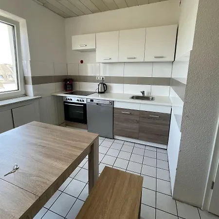 Fully Equipped With Balcony In Apartment Duisburg